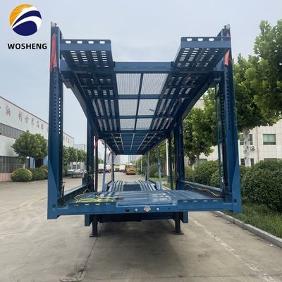 3 Axles Double Floor Auto Hauler Semi Truck Trailer for SUV/ORV/CUV/MPV Transportation